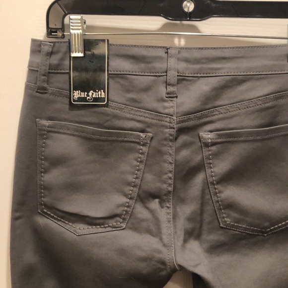 Womens gray stretch pant - Picture 4 of 5
